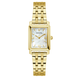 BULOVA "LADY SUTTON" GGDBL DAMESHORLOGE MET WIT PARELM.WPL. - 10068065