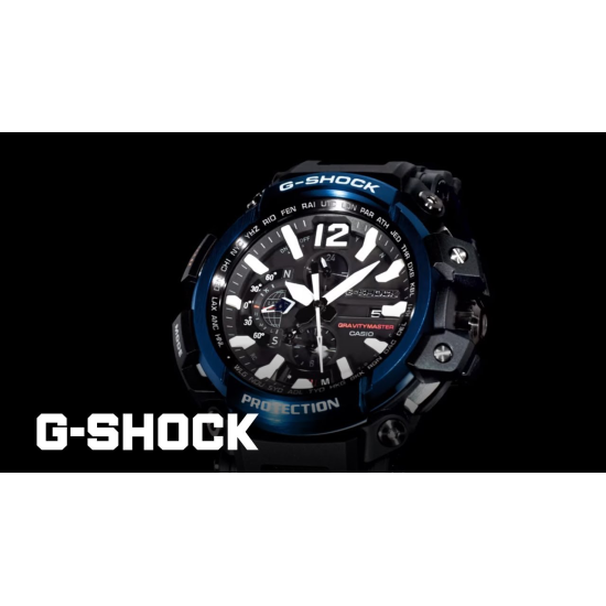 CASIO G-SHOCK "GRAVITYMASTER" ST-KUNSTSTOF ZW.WPL. - 10068084