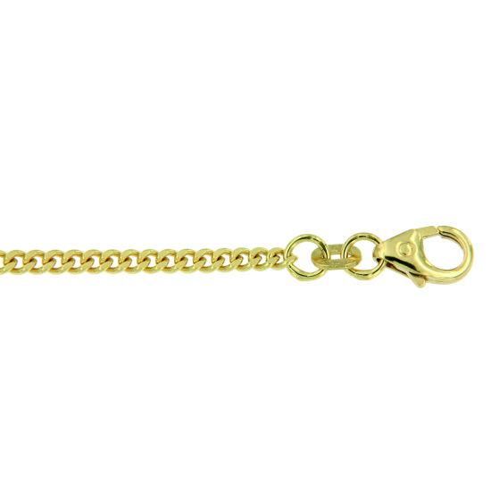 14k GG GEWALST GOURMETTE COLLIER 2,4mm 53cm - 10068150