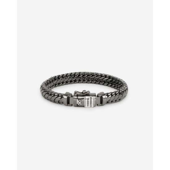 BUDDHA TO BUDDHA BEN ZWART RHODIUM SHINE ZILVER ZILVEREN ARMBAND - 10068407