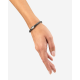 BUDDHA TO BUDDHA KATJA XS ZWART RHODIUM SHINE ZILVER ZILVEREN ARMBAND - 10068408