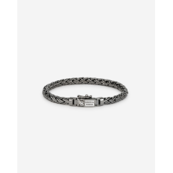 BUDDHA TO BUDDHA KATJA XS ZWART RHODIUM SHINE ZILVER ZILVEREN ARMBAND - 10068408