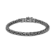 BUDDHA TO BUDDHA KATJA XS ZWART RHODIUM SHINE ZILVER ZILVEREN ARMBAND - 10068408
