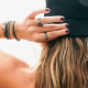 BUDDHA TO BUDDHA KATJA XS ZWART RHODIUM SHINE ZILVER ZILVEREN ARMBAND - 10068408