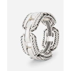 BUDDHA TO BUDDHA BARBARA LINK RING ZILVER - 10068431