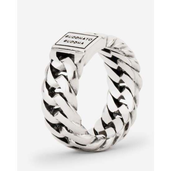 BUDDHA TO BUDDHA CHAIN RING ZILVER - 10068453