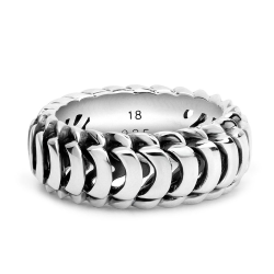 BUDDHA TO BUDDHA LARS RING ZILVER - 10068457