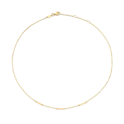 14K GG TRIPPLE BAR COLLIER - JACKIE - 10068506