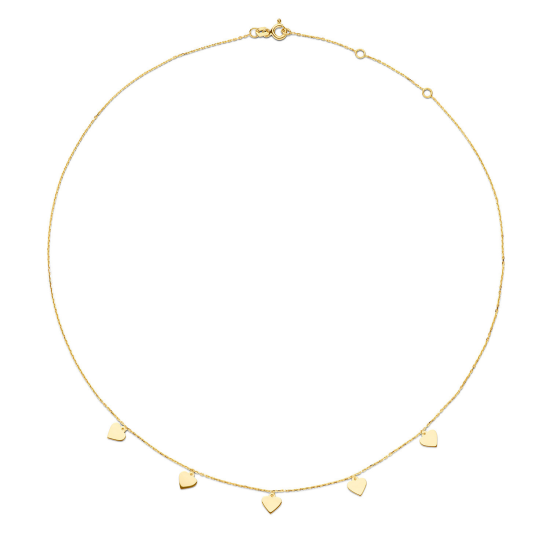 14K GG HEART COLLIER - JACKIE - 10068508