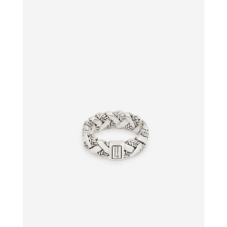 BUDDHA TO BUDDHA GEORGE TEXTUUR RING ZILVER - 10068515