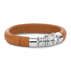 BUDDHA TO BUDDHA JACK BRACELET COGNAC ZILVEREN ARMBAND - 10068520