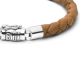 BUDDHA TO BUDDHA JACK BRACELET COGNAC ZILVEREN ARMBAND - 10068521