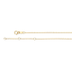 14K GG LONG OVALS COLLIER - JACKIE - 10068531