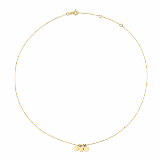 14K GG SWING DISC COLLIER JKN20.046 - JACKIE - 10068532