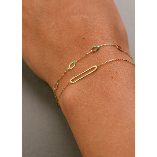 14K GG BAHIA OVAL ARMBAND - JACKIE - 10068533