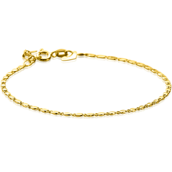 14K GG GLANZENDE FANTASIE ARMBAND - ZINZI - 10068543