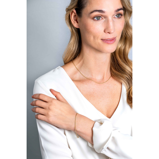 14K GG PALMIER COLLIER - ZINZI ZGC307 - 10068586