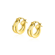 14K GG DUBBELE BUIS OORRINGEN - ZINZI ZGO337 - 10068611