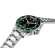 TISSOT "SEASTAR 1000 GMT" QUARTS HPH ST-ST GROEN-ZWARTE LUNETTE T1208521105100 - 10068698
