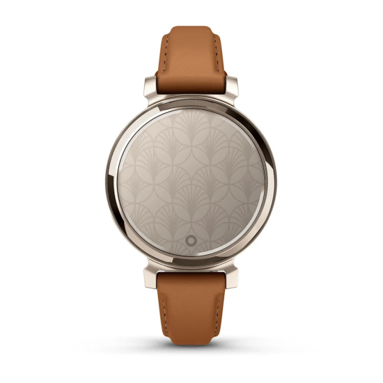 GARMIN LILLY 2 CLASSIC CREAM GOLD BRUIN LEER - 10068711