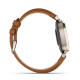 GARMIN LILLY 2 CLASSIC CREAM GOLD BRUIN LEER - 10068711