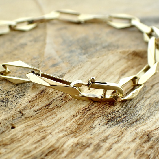 14k GG VINTAGE CLOSED FOR EVER ARMBAND 19cm 6mm - 10068838