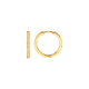 BLUSH 14k GG CREOOLEN 1RIJ ZIRK 2x10mm 7309YZI - 10068886