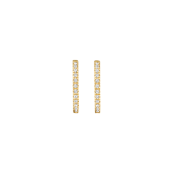 BLUSH 14k GG CREOOLEN 1RIJ ZIRK 2x10mm 7309YZI - 10068886