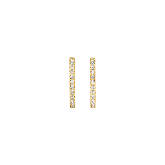 BLUSH 14k GG CREOOLEN 1RIJ ZIRK 2x10mm 7309YZI - 10068886