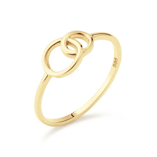 14K GG CIRO DOPPIO CIRCLE RING - JKR24.408 JACKIE - 10068890