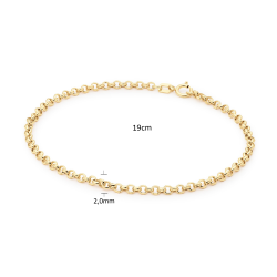 14K GG MENTON ARMBAND - JKB25.504 JACKIE - 10068893