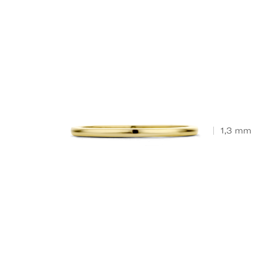 BLUSH 14k GG GLADDE AANSCHUIFRING 4kante BUIS - 10068897