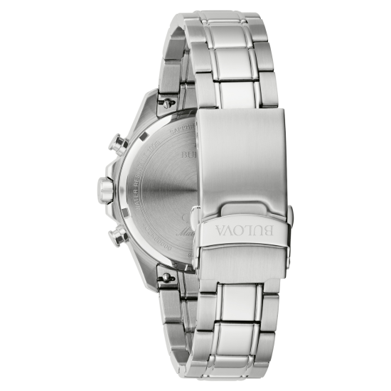 BULOVA "MARINE STAR" ST-ST HEREN DUIKHORLOGE CHRONO BLAUWE WPL 96B466 - 10068898