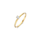 BLUSH 14k GG SOLITAIRRING MET OVALE LG DIAMANT .15ct TW-SI LG1028Y/52 - 10068935