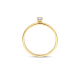 BLUSH 14k GG SOLITAIRRING MET OVALE LG DIAMANT .15ct TW-SI LG1028Y/52 - 10068935