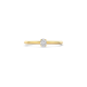 BLUSH 14k GG SOLITAIRRING MET OVALE LG DIAMANT .15ct TW-SI LG1028Y/52 - 10068935
