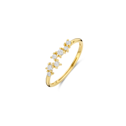 BLUSH 14k GG RING MET 7 ZIG-ZAG ZIRKONIAS - 10068948