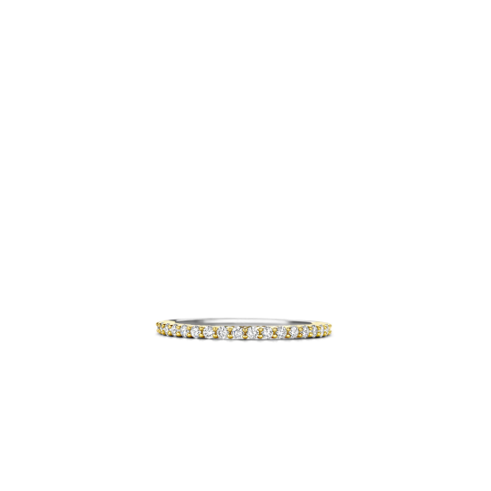 TI SENTO RIJ RING ZIRCONIA VERGULD - 12268ZY/58 - 10068952