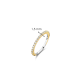 TI SENTO RIJ RING ZIRCONIA VERGULD - 12268ZY/58 - 10068952