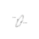 TI SENTO SOLITAIR ZIRCONIA - 12210ZI/54 - 10068960