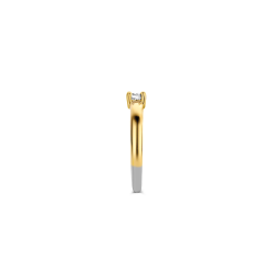 TI SENTO VERGULD SOLITAIRE RING ZIRCONIA - 12212ZY/56 - 10068961