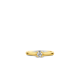 TI SENTO VERGULD SOLITAIRE RING ZIRCONIA - 12212ZY/56 - 10068961