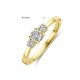 14k GG TRILOGIE 3x BRILJANT LG DIAM 0.46ct H-SI - 10068971