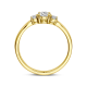 14k GG TRILOGIE 3x BRILJANT LG DIAM 0.46ct H-SI - 10068971