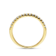 14k GG RIJRING 16x BRILJANT LG DIAM 0.255ct h si - 10068973