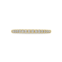 14k GG RIJRING 16x BRILJANT LG DIAM 0.255ct h si - 10068973