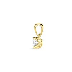 14k GG SOLITAIRHANGER BRILJANT LG DIAM 0.25ct H-SI 9,5 mm - 10068977