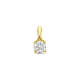 14k GG SOLITAIRHANGER BRILJANT LG DIAM 0.25ct H-SI 9,5 mm - 10068977