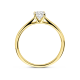 14k GG SOLITAIRRING MET LG DIAM 0.50ct H-SI - 10068982