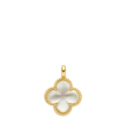 BLUSH 14k GG KLAVER 4 HANGER MET WIT PARELMOER 6096YMQ - 10068983